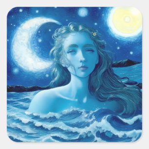 🌌 de nuit étoilée - Stickers magiques de la déess