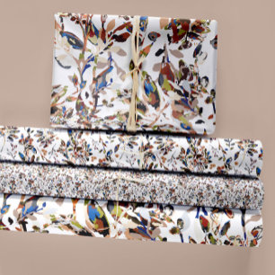 De Papier Cadeau Jolie aquarelle Feuille Berries Élégant Floral