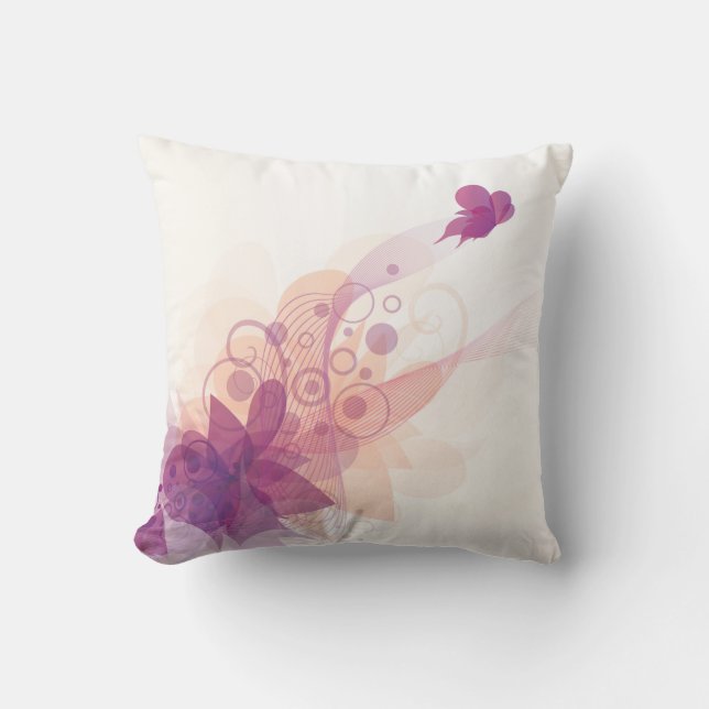 De papillon de mouche coussins 1 loin (Recto)