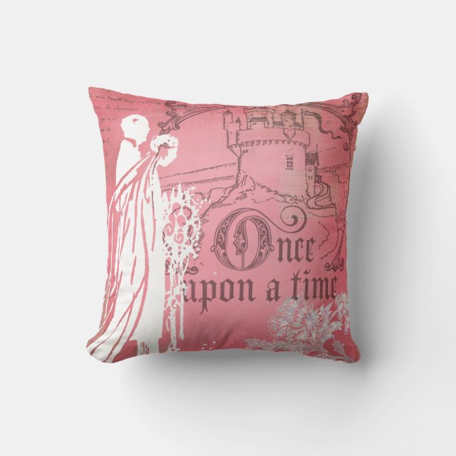De passion coussin rose il était une fois (Recto)