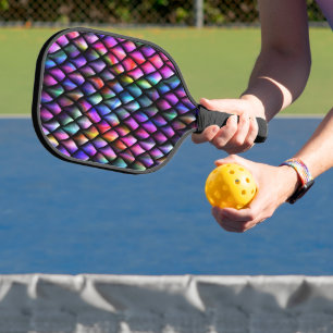 De Pickleball Raquette à bascule arc-en-ciel