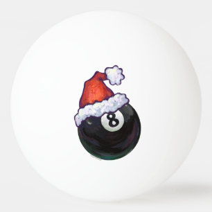 De Ping Pong 8 Balle Noël Casquette rouge