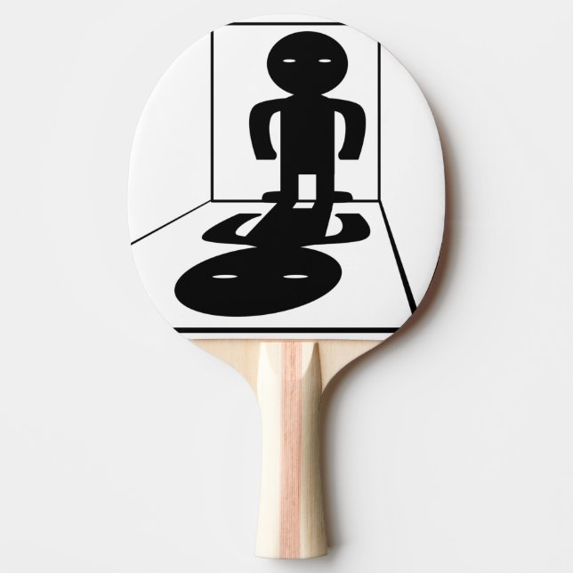 De Ping Pong Raquette sérieuse (Devant)