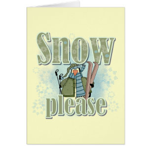 De pingouin de ski de neige T-shirts et cadeaux