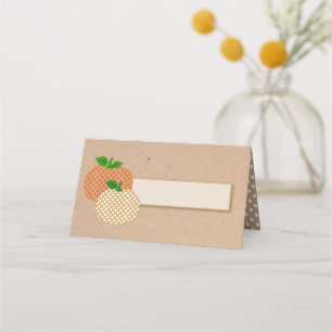 De Placement Carte Citrouille Whimsical Fall