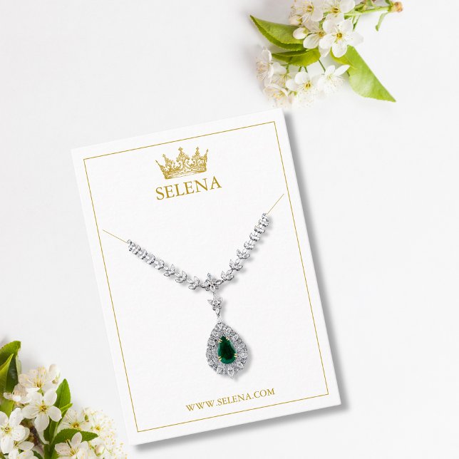 De Placement Carte d'affichage du collier Gold Crown (Créateur téléchargé)