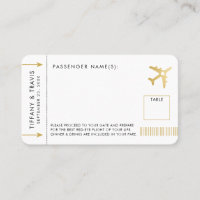 Carte d'escorte Gold Plane