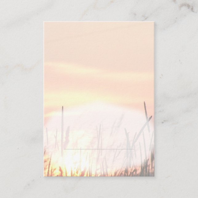 De Placement Carte du lieu du champ du coucher du soleil (Devant)