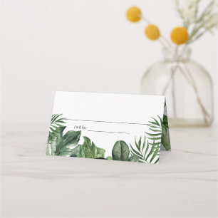De Placement Carte feuille Tropical Tented