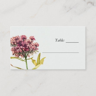 De Placement Carte fleur sauvage Floral Mariage Place