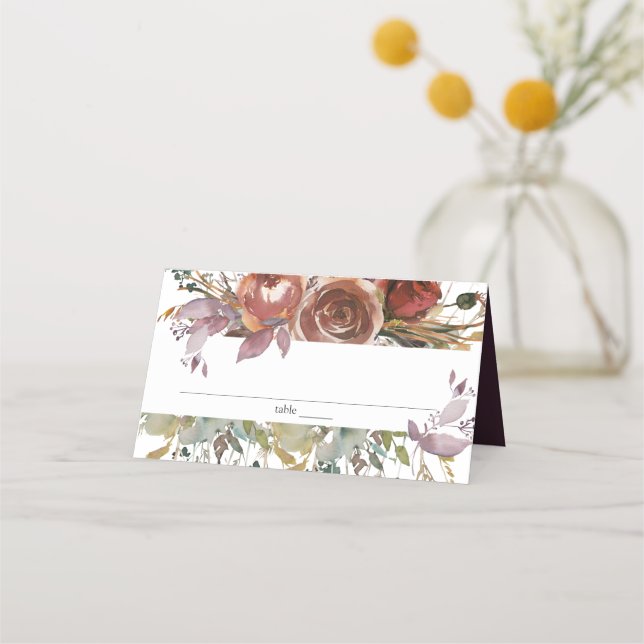 De Placement Carte Mariage Butterum & Plum (Devant)