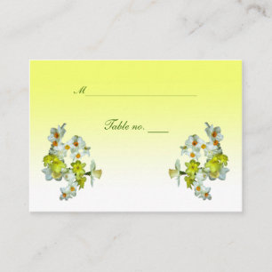 De Placement Carte Mariage jaune