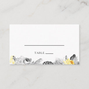 De Placement Carte Mariage moderne Tropical Flat