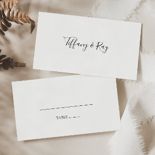 De Placement Carte Mariage simple et élégante