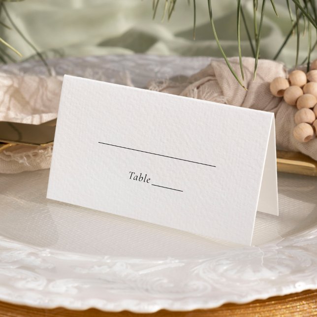De Placement Carte Mariage simple et moderne (Créateur téléchargé)