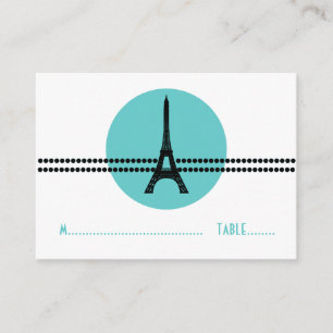 De Placement Carte Place Dots Parisienne, Aqua