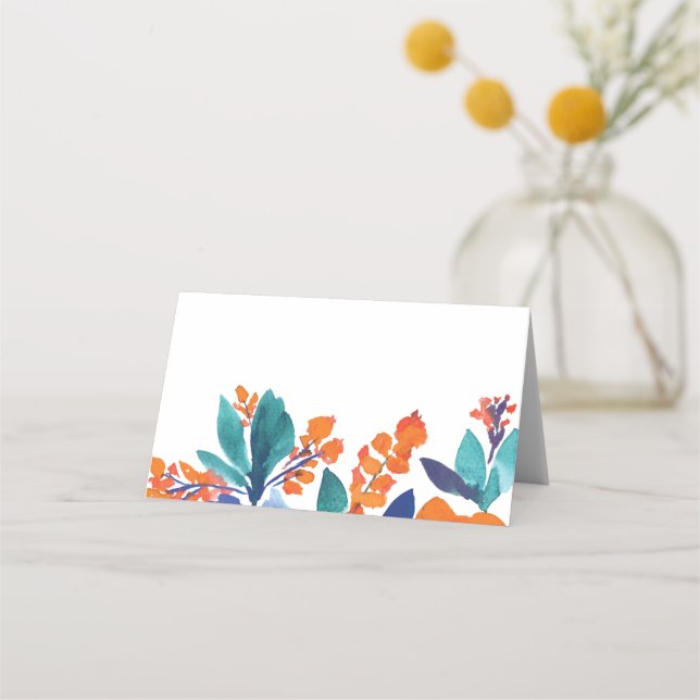 De Placement Carte Place Fleur Fleur Vibrante (Devant)