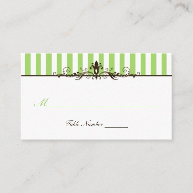 De Placement Carte Place Gratuit, Brown et blanche (Devant)