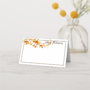 De Placement Carte Place Nom Thanksgiving