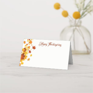 De Placement Carte Place Nom Thanksgiving