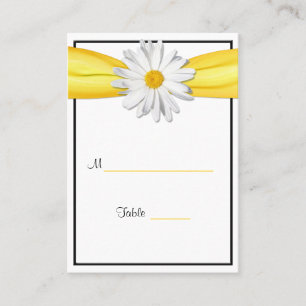 De Placement Daisy Yellow Ribbon spécial Occasion Carte Place