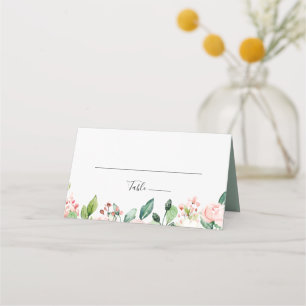 De Placement Elégante Dainty Automne Floral Mariage Carte Place