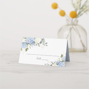 De Placement Floral Blue Hydrangea Greenergie Mariage Carte Pla