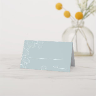 De Placement Ginkgo Biloba Mariage Whimsical Plaqué Carte Place