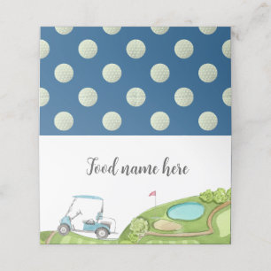 De Placement Golf Carte Tente Place Bleue Baby shower d'anniver
