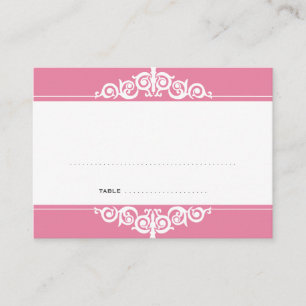 De Placement Pink romance Victorian mariage carte d'escorte