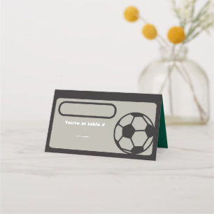 De Placement SOCCER Bar Mitzvah Siège Table Carte d'escorte