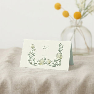 De Placement Vintage style Art nouveau numéro carte place