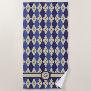 De Plage Blueberry Scone Jacquard Beach Serviette