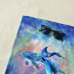 De Plage Serviette Dolphins Beach