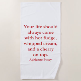 De Plage Serviette Hot Fudge Beach
