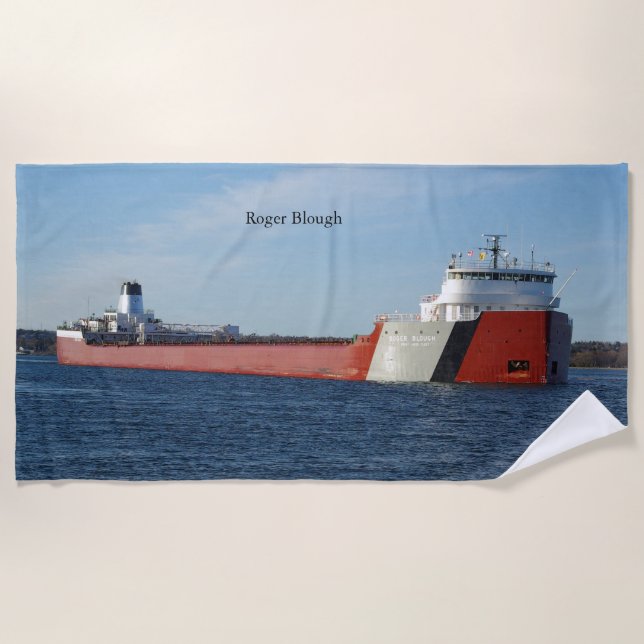 De Plage Serviette Roger Blough Beach (Devant)