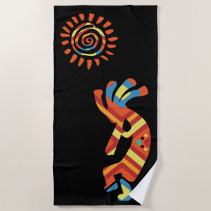 De Plage Serviette Sun Kokopelli Southwestern Beach
