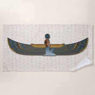 De Plage Sun Goddess Beach Serviette déesse Isis