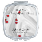 Maid of Honor Merci Hearts Compact Miroir