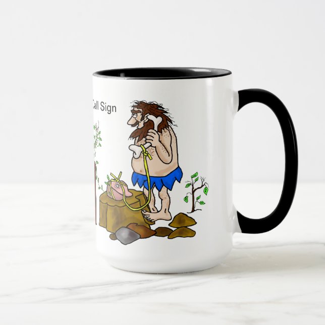 De radio-amateur personnaliser drôle de tasse (Droite)