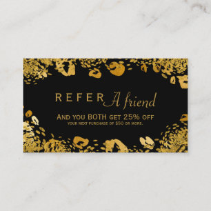 De Référencement Carte client Gold & Black Exotic RECOMMANDER UN AM