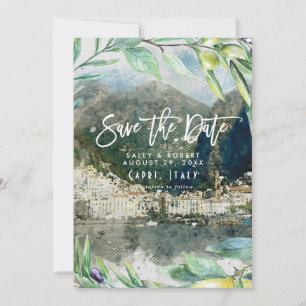 De Remerciements Amalfi italy olives mariage enregistrer la carte d