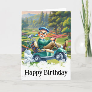 De Remerciements *~* AP94 Senior Man Funny Humour Carte d'anniversa