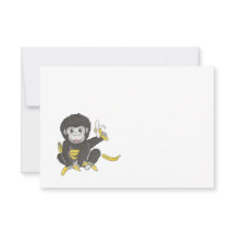 Baby Gorilla Toute Occasion Appartement Note Carte
