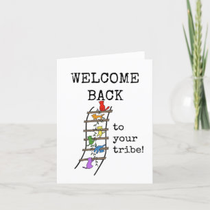 De Remerciements Bienvenue à votre tribu, carte