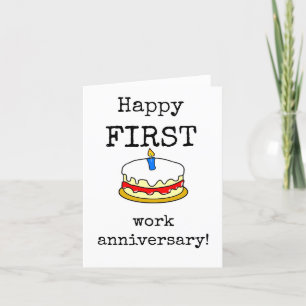 De Remerciements Bonne carte d'anniversaire du premier travail