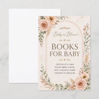 De Remerciements Carte à insérer Baby in Bloom Books for Baby