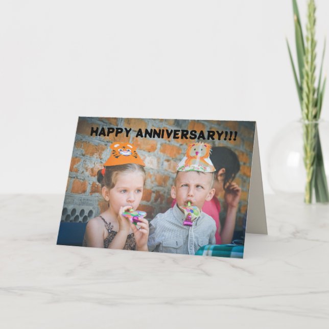 DE REMERCIEMENTS CARTE ANNIVERSAIRE NORMALE ET GOOFBALL (Devant)