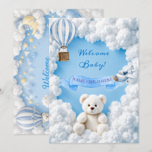 De Remerciements Carte baby shower Bienvenue Bébé !  