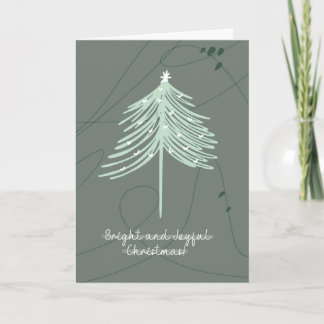 De Remerciements Carte Boho Joyeux Noël / Nouvel An